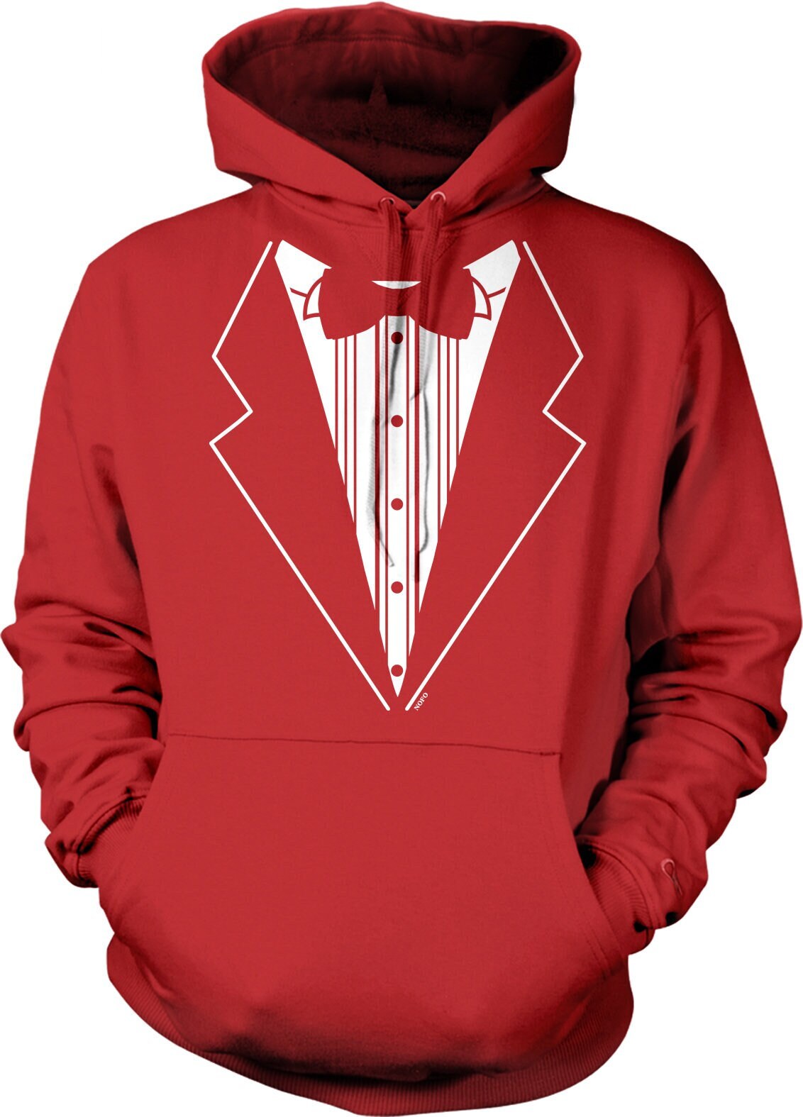 Tuxedo Hooded Sweatshirt, HOOD_01326 - Etsy