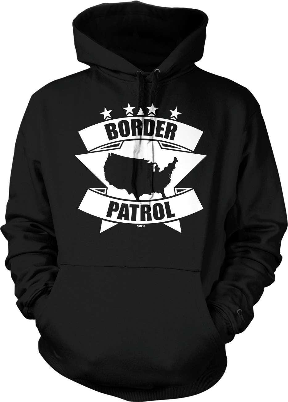 Border Patrol Hooded Sweatshirt, HOOD_00952 - Etsy