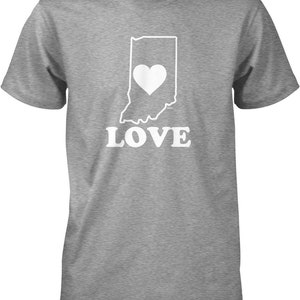 Love Indiana Men&#39;s T-shirt, HOOD_01133