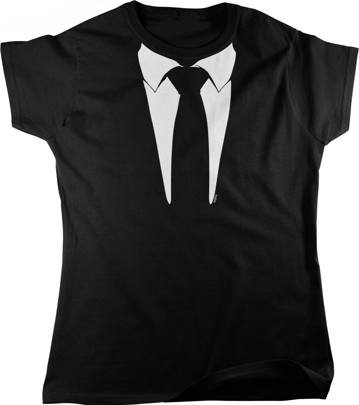 t shirt with neck tie