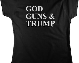 God Guns and Trump Women's T-shirt, HOOD_01254