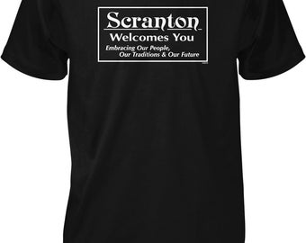 Scranton Welcomes You, Embracing Our People, Our Traditions, & Our Future Men's T-shirt, HOOD_01854