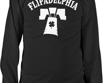 Flipadelphia Men's Long Sleeve Shirt, HOOD_02775