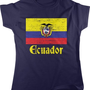 Flag of Ecuador, Ecuadorian Flag, Orgullo Women's T-shirt, HOOD_00081