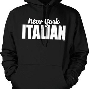 New York Italian, Italian New Yorker Hooded Sweatshirt, HOOD_00960