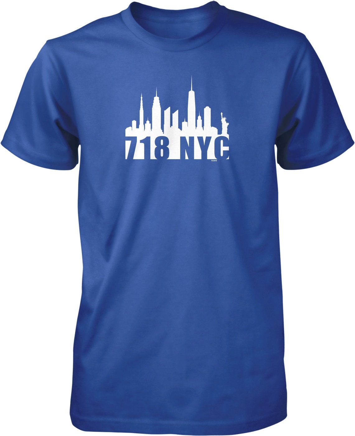 718 NYC Skyline Men's T-shirt, HOOD_01833 - Etsy