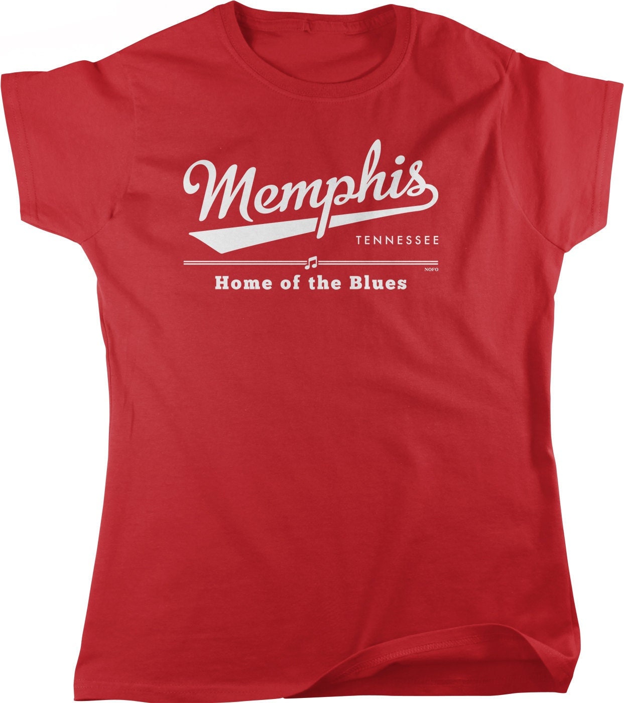Memphis, Tennessee, Home of the Blues Women's T-shirt, HOOD_00879