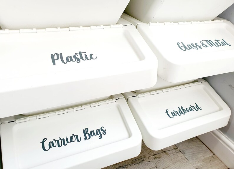 Recycling Sticky Labels / Vinyl Stickers for IKEA SORTERA Etsy UK