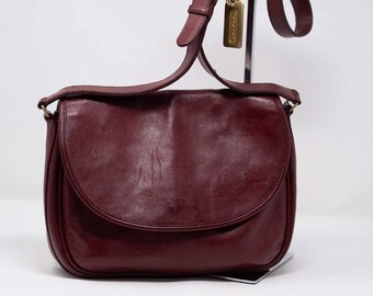 coach purse maroon