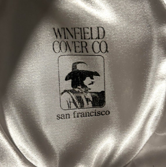 Vintage Winfield Cover Co Leather Cowboy Hat Blac… - image 9
