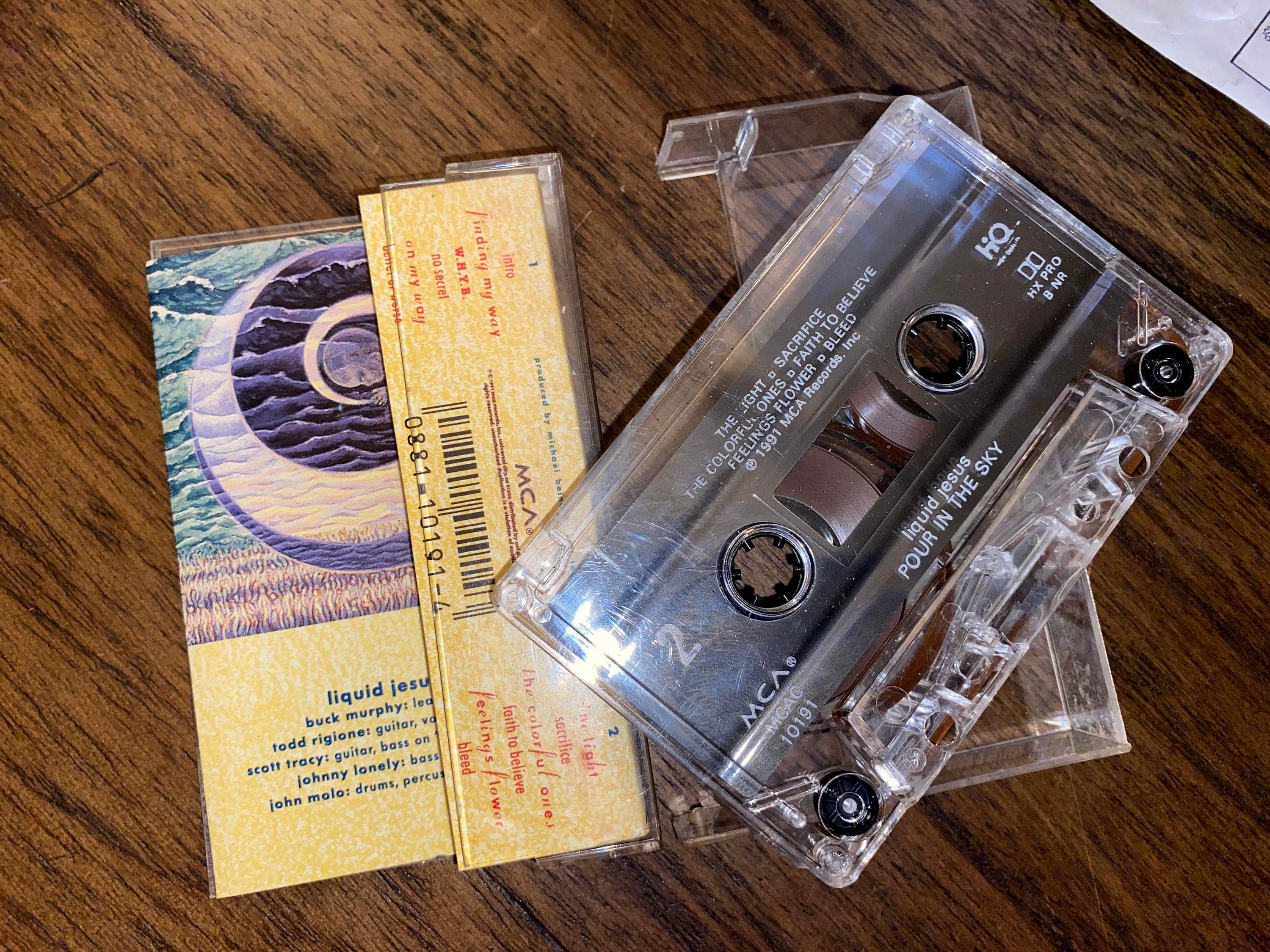 LIQUID JESUS Pour in the Sky Cassette Tape Vintage Music MCA 1991 Etsy
