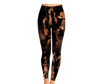 tie dye bootcut yoga pants