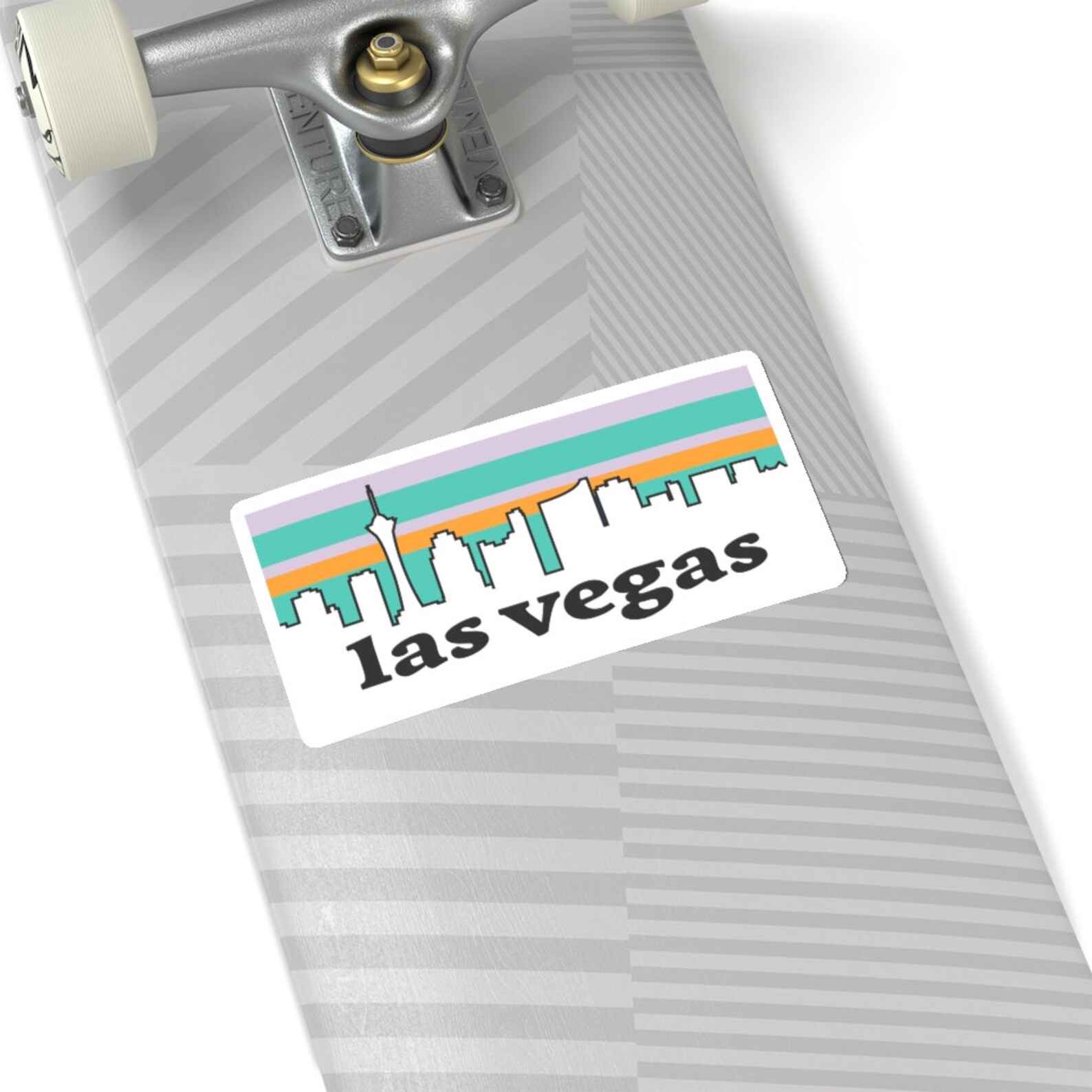 Las Vegas Sticker Las Vegas Nevada Skyline Vintage Sticker Etsy
