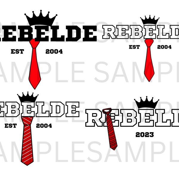 RBD Svg, Png, Jpg, Rebelde Digital Files, Rebelde Tour 2023, Rebelde Tour Merch, RBD Concert 2023, RBD Simbolo