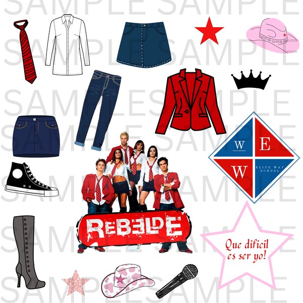 RBD, Png, Jpg, Rebelde Digital Files, Rebelde Tour 2023, Rebelde Tour Merch, RBD Concert 2023, RBD Simbolo