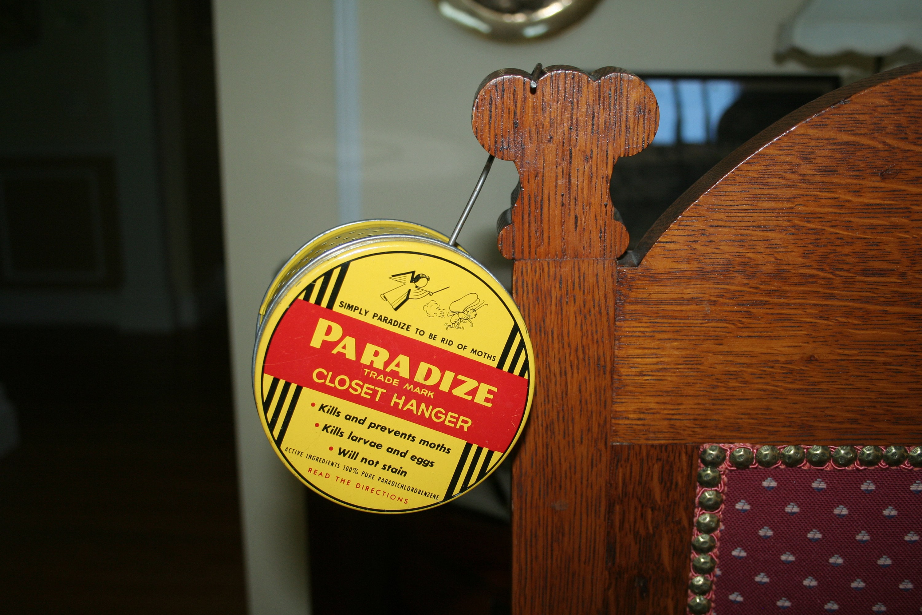 Vintage Closet Moth Ball Hanger 1947 Housewares Etsy