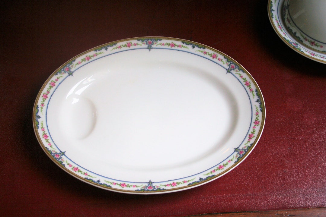 Theodore Haviland Limoges Porcelain Troy Serving Meat Platter 13.75 1903 Etsy