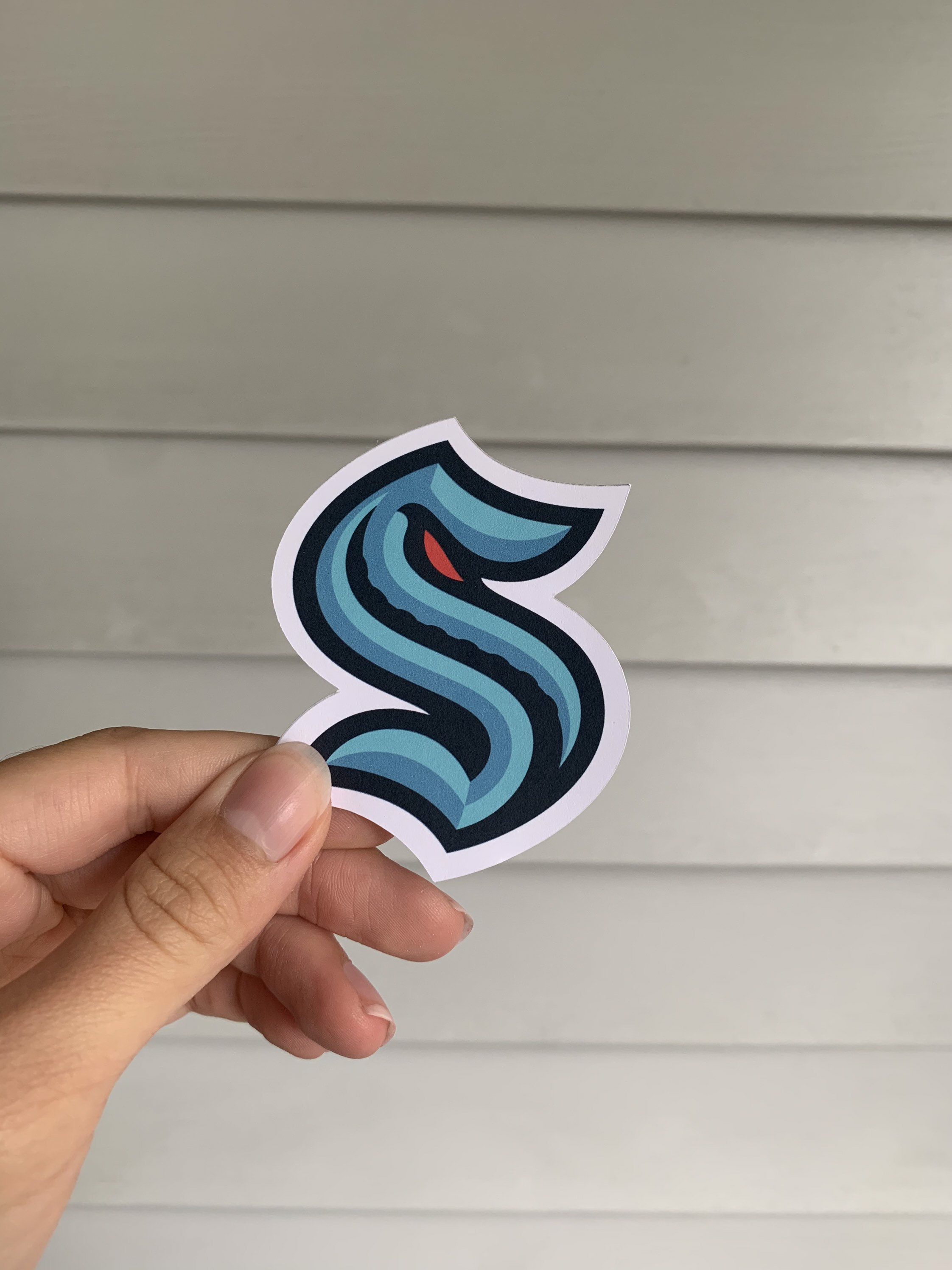 Seattle Kraken Sticker / Vinyl Sticker / Laptop Sticker / Etsy UK