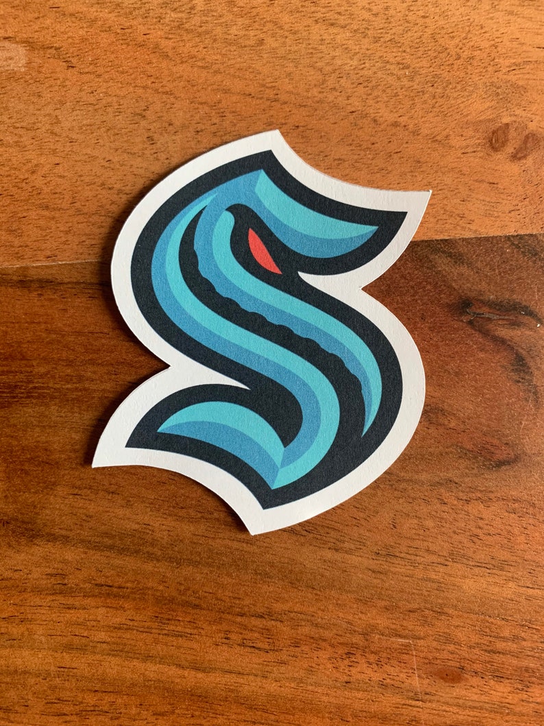 Seattle Kraken Sticker / Vinyl Sticker / Laptop Sticker / Etsy