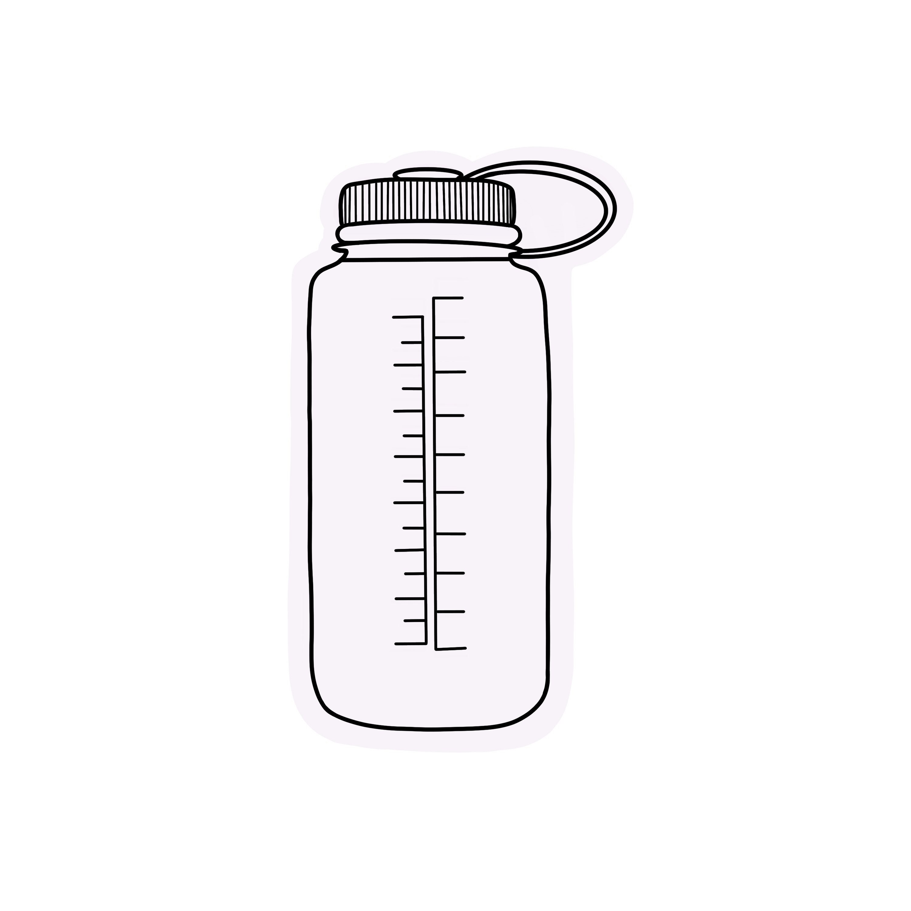Nalgene Sticker / Water Bottle / Vinyl Waterproof Sticker / Etsy