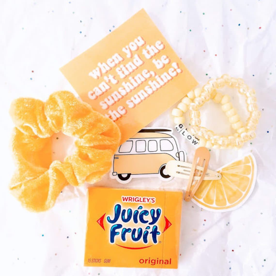 Natural Yellow Lip Gloss Bundle Self Care Pack Etsy