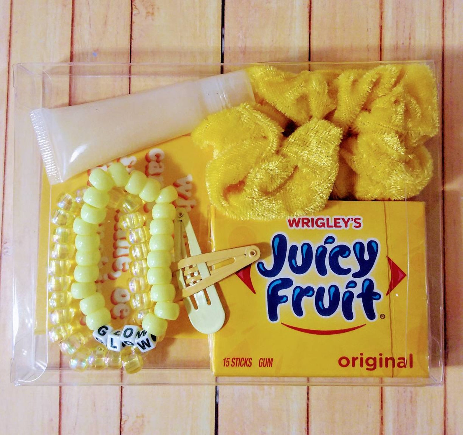 Natural Yellow Lip Gloss Bundle Self Care Pack Etsy