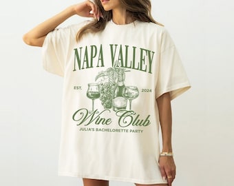 Custom Winery Bachelorette Party Shirt, Napa Valley Bachelorette Party, Luxury Bachelorette Party, Vino Party Bach, Bachelorette Party Gift