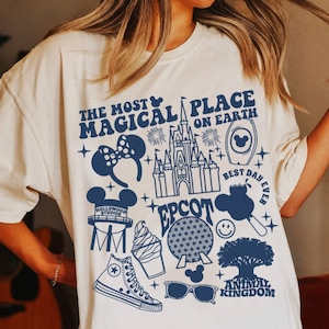 Most Magical Place Shirt, Comfort Colors Shirt, Magic Kingdom, Florida, Disney World Shirt