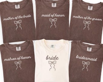 Bridal Party Shirt, Bridesmaid Proposal Gift, Maid Of Honor Tee, Matching Wedding Shirt, Wedding Party Bachelorette Shirt