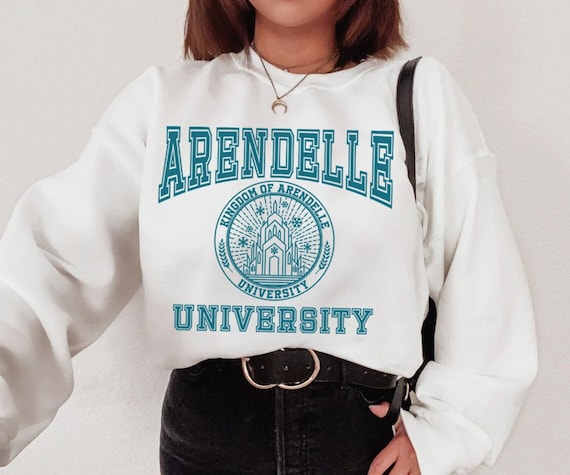 Arendelle University Sweatshirt Adult Frozen Sweatshirt Etsy