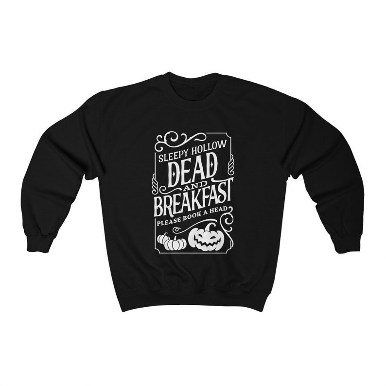 Sleepy Hollow sweatshirt | halloween sweatshirt | pumpkin sweatshirt | fall sweatshirt | witch sweatshirt image 2