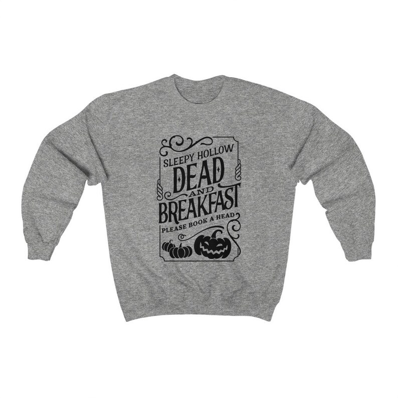 Sleepy Hollow sweatshirt | halloween sweatshirt | pumpkin sweatshirt | fall sweatshirt | witch sweatshirt image 3