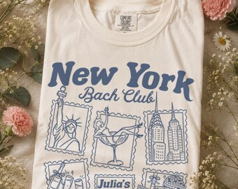 New York Bachelorette Party Shirts, Custom Bachelorette, Luxury bachelorette, NYC Bach Club, Bridal Party Gift