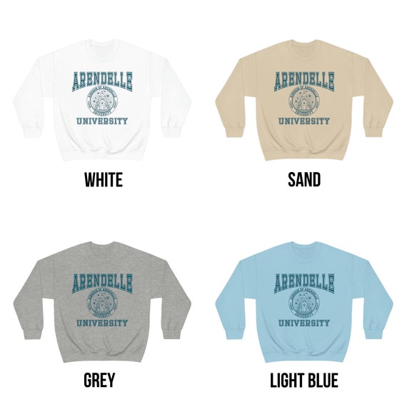 Arendelle University Sweatshirt Adult Frozen Sweatshirt Etsy