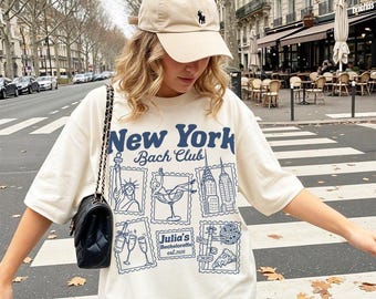 New York Bachelorette Party Shirts, Custom Bachelorette, Luxury bachelorette, NYC Bach Club, Bridal Party Gift