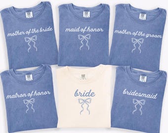 Bridal Party Shirt, Bridesmaid Proposal Gift, Maid Of Honor Tee, Matching Wedding Shirt, Wedding Party Bachelorette Shirt