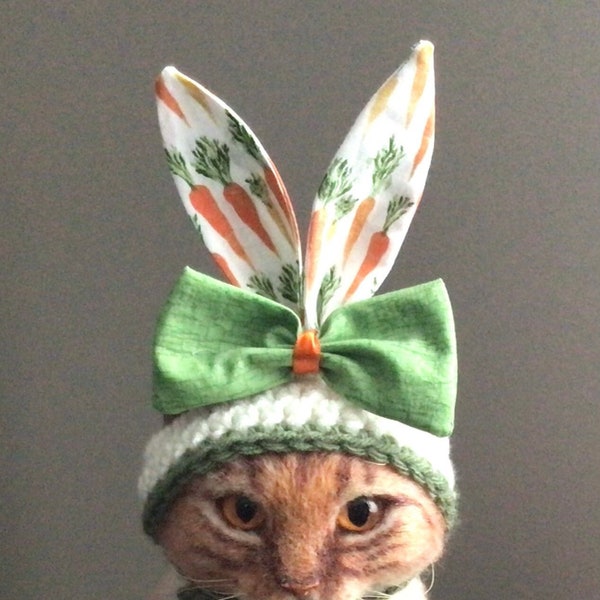Easter Bunny, hats for cats, gifts for pet lovers, carrots, bunny