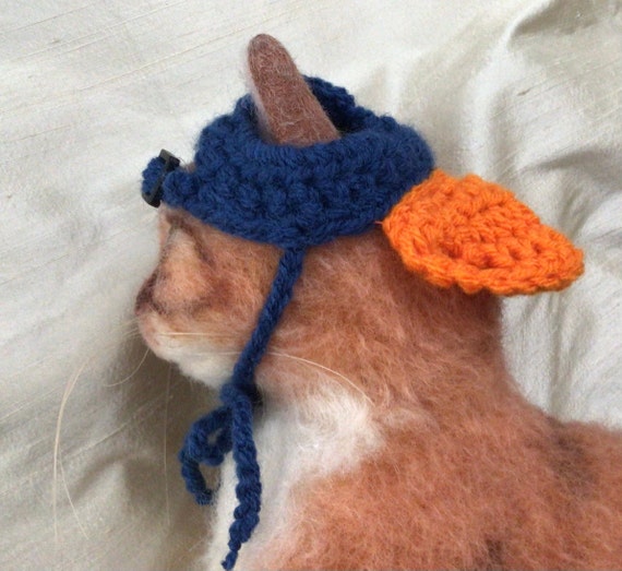 Crochet Pattern for Pets, Baseball Cap, Backwards Baseball Cap