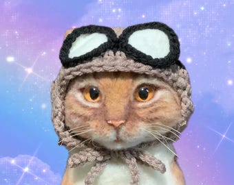 Aviator pet hat, hats for pets