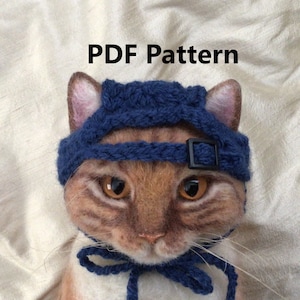 crochet pattern for pets, baseball cap, backwards baseball cap, crochet pattern, cat hat pattern, pet pattern, pet crochet