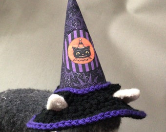 Witch hat for pets, hats for cats, Halloween, pet costumes, cat costumes