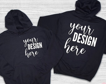 black sweatshirt blank