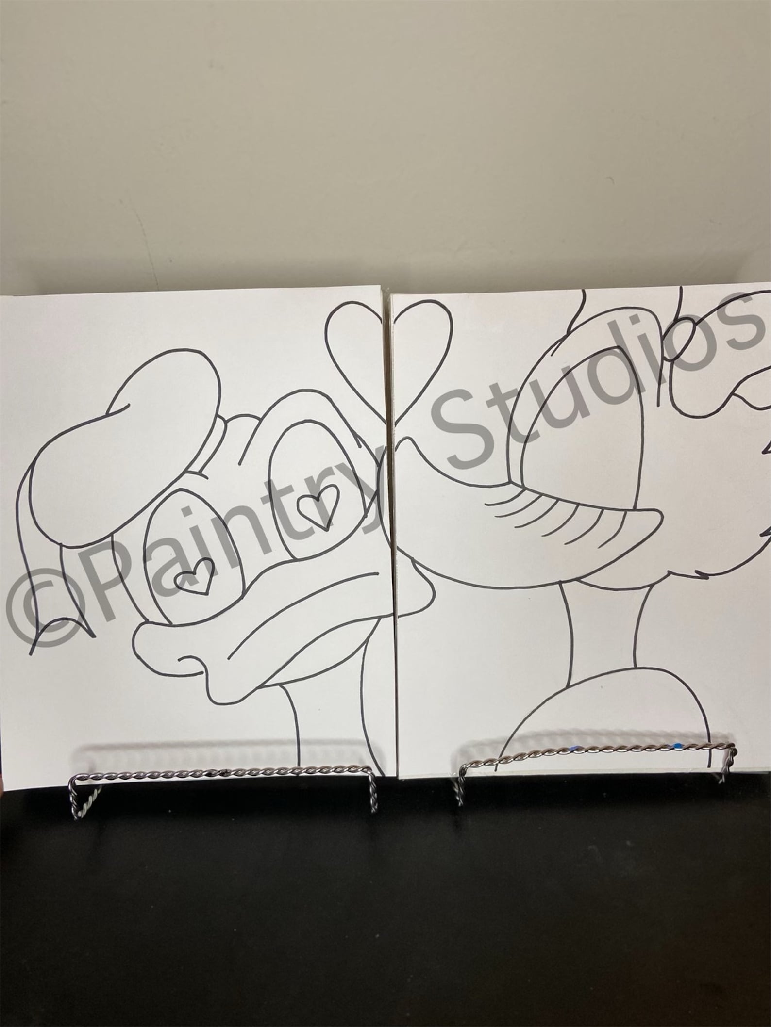 PreSketched Canvas/ Paint Kit/Teen/Adult Painting/ Etsy