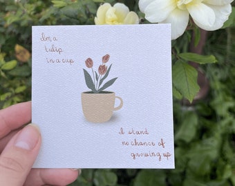 Tulip in a Cup print