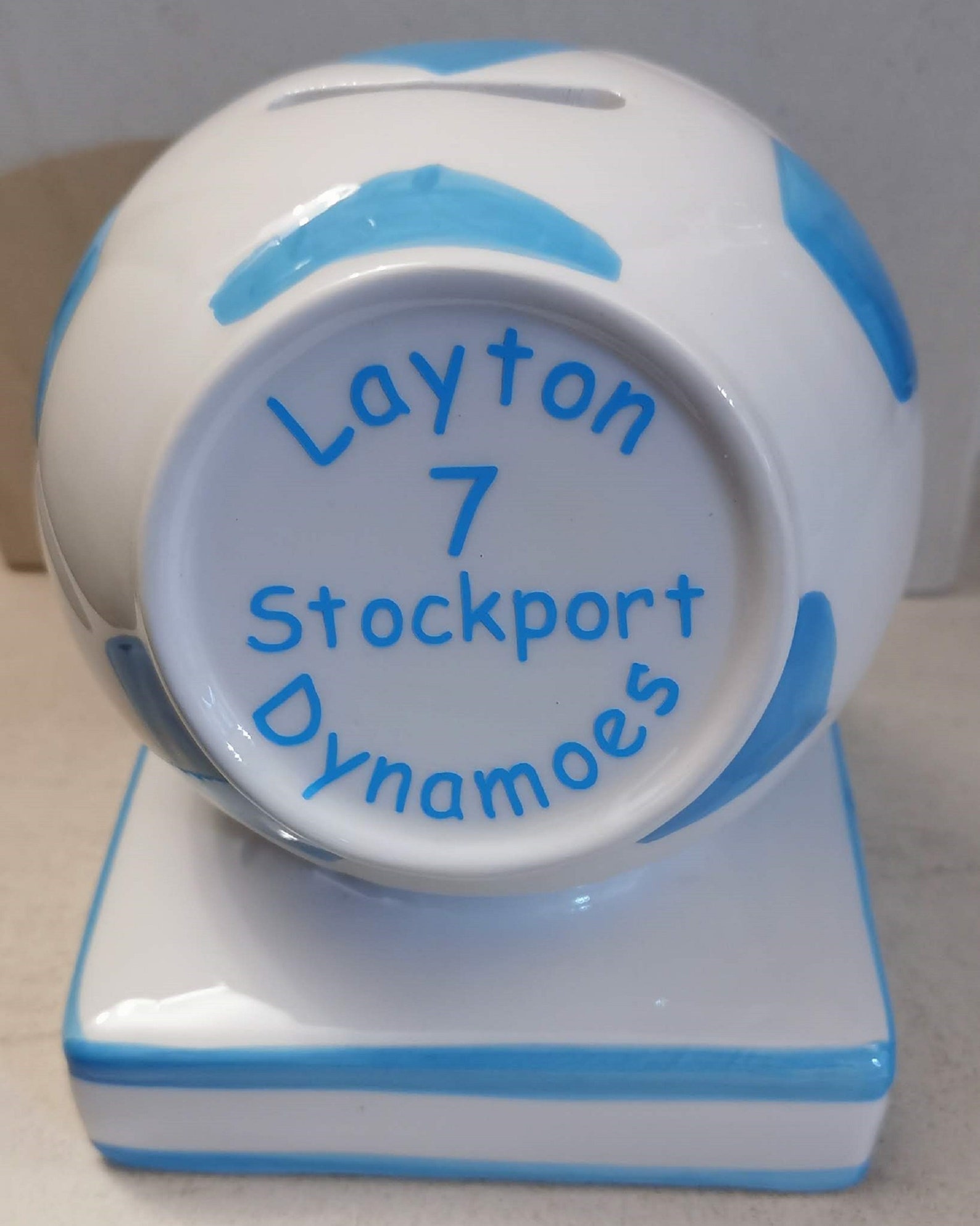 Personalised Football Money Box Man United Liverpool Pocket Etsy UK