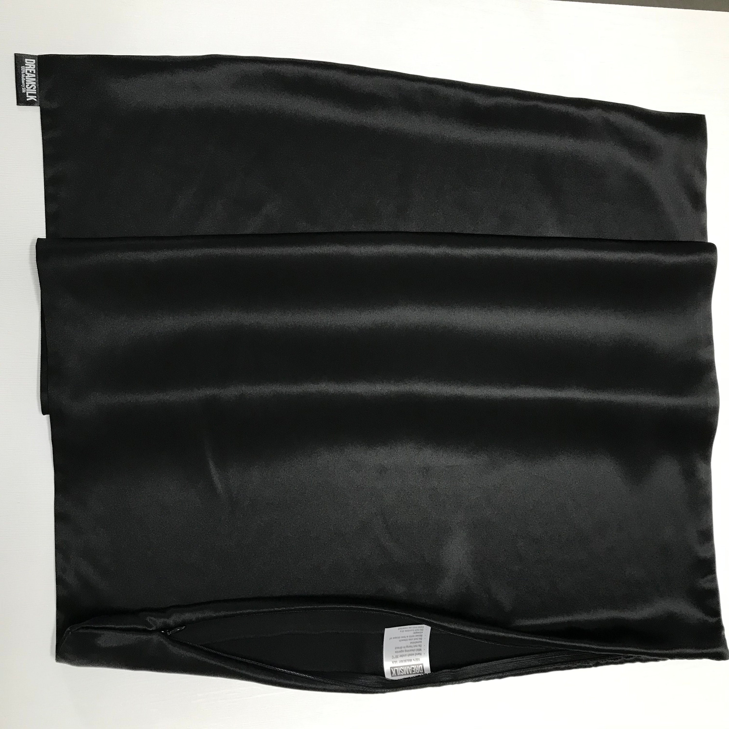 Black Silk Pillowcases 100 Pure Silk 19 Momme Standard Etsy UK