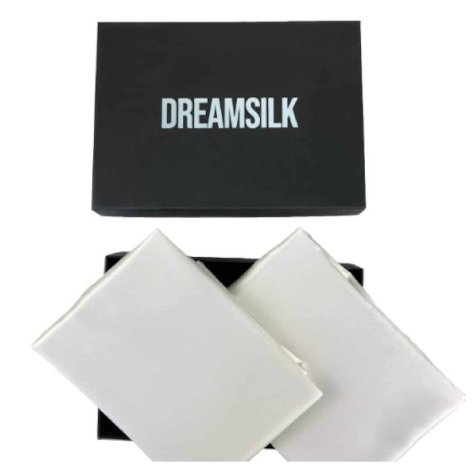 DREAMSILK™ White Silk Pillowcases White X 2 100 Pure Silk Etsy UK