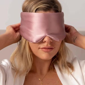 Luxury Silk Eye Mask for Men & Women | 100% Mulberry Silk | Blackout | Soft, Breathable, Hypoallergenic Sleep Aid