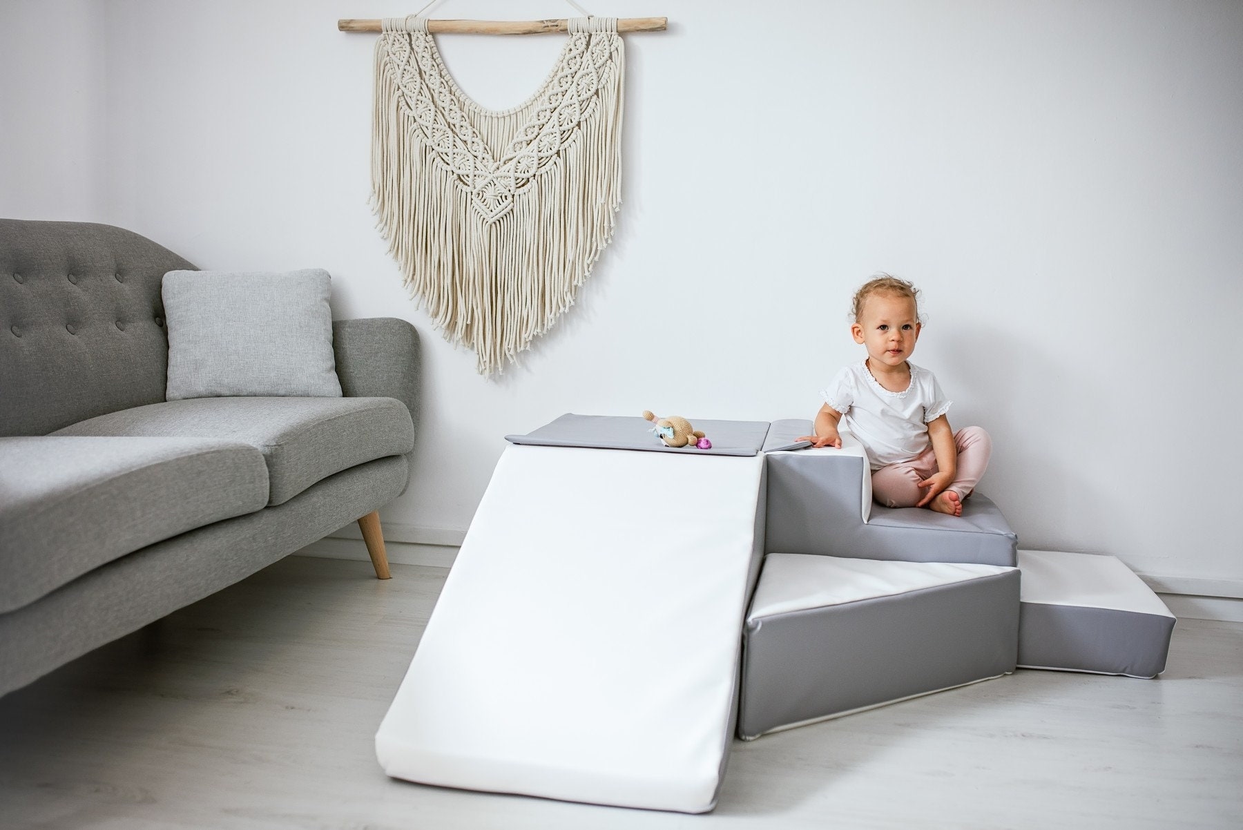 Step & Slide Play Set soft play slide playroom nursery Etsy