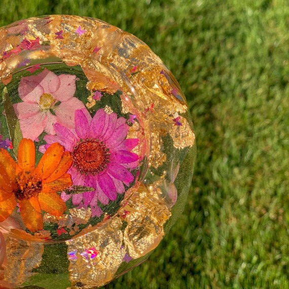 Resin Ashtray Dried Flower Ashtray Etsy